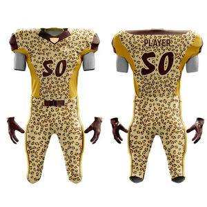 Uniforme élégant de football américain personnalisé Matériau de haute qualité avec logo et couleur personnalisés pour équipe professionnelle et récréative - Product Image 4