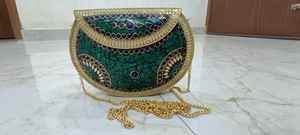 ที่กำหนดเองทำโบราณเสร็จสิ้นโลหะเผ่ากระเป๋าและกระเป๋าถือเหมาะสำหรับการขายโดยวินเทจและแฟชั่นร้านอุปกรณ์เสริม - Product Image 2