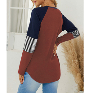 Vente en gros en vrac personnalisé pour dames avec logo 9 couleurs doux extensible femmes basique cou tricot côtelé ajusté - Product Image 2