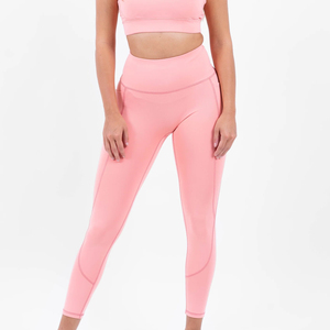Mallas deportivas de alta calidad para mujer, pantalones de Yoga informales con cintura elástica para gimnasio y poliéster de LICRA a la moda - Product Image 2