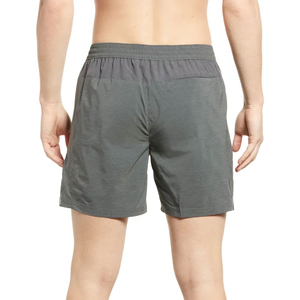 Pantalones cortos de entrenamiento de cintura Formal de longitud media para hombre de lona tejida Formal de nuevo estilo de moda en Color sólido personalizado tinte liso - Product Image 2