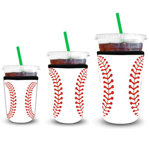 Manchon isotherme en néoprène pour tasse à café glacé, logo personnalisé, sublimation, durable - Product Image 1