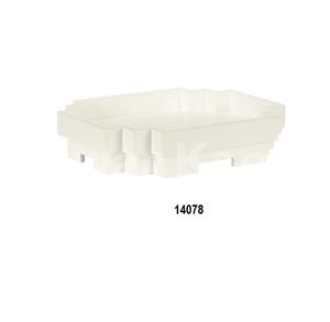 Bandeja de servicio de estilo americano de grado comercial de madera maciza hecha a mano con asas de metal para mesa de centro de mesa - Product Image 4