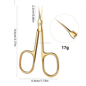 Custom Colors Professional Stainless Steel Cuticle Scissors Extra Sharp Tip Russian Style Beauty <b>Tool</b> - Product Image 6
