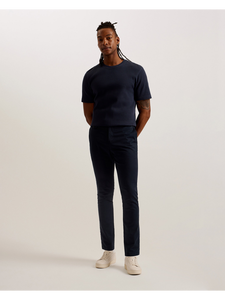 Nouveautés - Vente Flash : T-shirt Col Rond Texturé Oversize 100% Coton à Manches Courtes, 98% Coton 2% Élasthanne Extensible Anti-Plis - Product Image 3