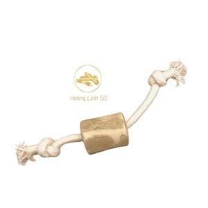 Jouet à mâcher en corde de coton naturel écologique pour chiens, utilisation intérieure/extérieure, carton en bois Sara's Hoang Linh SG +84 797 415 298 - Product Image 6
