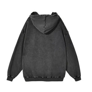 Sudadera Personalizada para Hombre, Invierno, Lavado Ácido, Bordada, Ecológica, 100% Algodón, Corte Regular, Ligera, Transpirable - Product Image 2