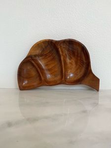 Assiette et bol en bois faits à la main de meilleure qualité Hôtel Ware Restaurant Assiette et plateau en bois naturel Fourniture en gros - Product Image 2