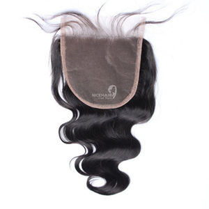 Extensión de cabello humano Cierre Encaje de cabello 5 ''x 5'' Sin sintético Precio al por mayor La mejor opción La mejor calidad hecha en Vietnam - Product Image 1