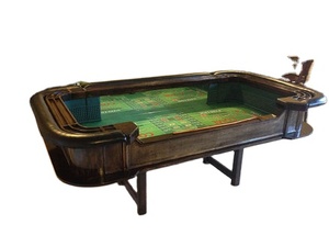 Logo personnalisable de haute qualité Table de jeu Mahjong Table de craps lourde pour l'utilisation de casino Motif de conception en feutre de haute qualité - Product Image 2