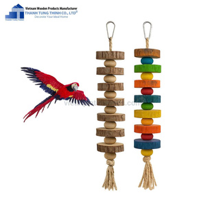 Nuevo artículo, percha de pájaro de madera Java de alta calidad para loro, juguete para mascotas hecho en Vietnam - Product Image 3