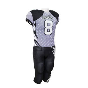 Vente en gros d'uniformes de football américain pour hommes personnalisés meilleur matériel ensemble de maillot à manches courtes imprimé Technics taille adulte - Product Image 3