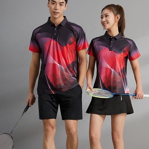 Pink Sublimation Tennis <b>Badminton</b> Volleyball Jersey for Men Women Kids Breathable Shorts Skirts Uniforms - Product Image 4
