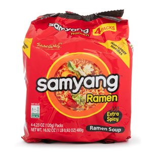 Samyang Rose&<b>Ramen</b> Extra <b>Spicy</b> <b>Spicy</b> Hot Chicken Flavour <b>Ramen</b> - Product Image 4
