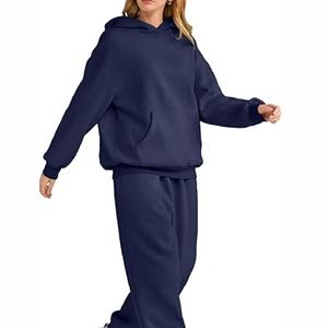 2025 Nueva ropa deportiva de Invierno para mujer, chándales con capucha al mejor precio, técnicas estampadas, patrón sólido de talla grande, peso pesado - Product Image 3