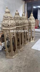 Escenario DE BODA Lámparas marroquíes Decoración Mesa DE BODA Linterna Escenario DE BODA Lámpara marroquí Pilares Decoración DST Exports EE. UU. - Product Image 2
