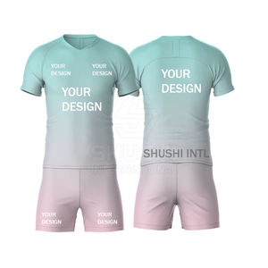 Tenues de football pour hommes, ensemble d'uniformes de football, maillots d'équipe personnalisés, manches courtes, respirants, ensembles d'équipe pour adultes - Product Image 6