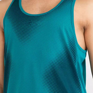 Recién llegado, camiseta sin mangas para hombre, estilo muscular de Color sólido con diseño único, Camiseta de punto informal del fabricante - Product Image 3