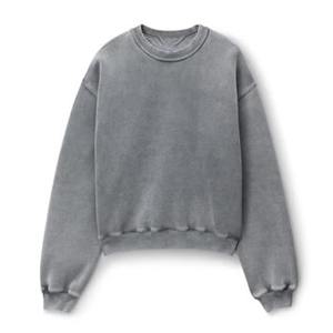 Sudaderas de Jersey Unisex de alta calidad, sudaderas sólidas de peso pesado de punto lavado de invierno y otoño de gran tamaño - Product Image 2