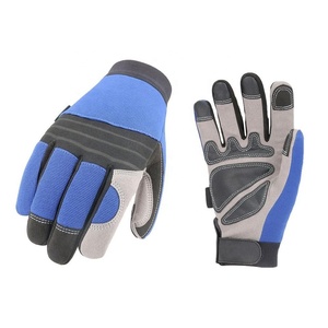 Guantes mecánicos de cuero de primera calidad resistentes al calor más vendidos antiestáticos antivibración sin silicona sin polvo personalizables - Product Image 5