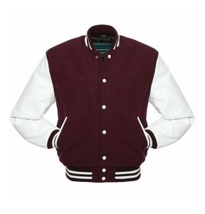 Chaqueta Universitaria de Béisbol de Cuero y Lana de Manga Larga, Estilo Único y Profesional, Diseños Personalizados Más Recientes para Hombre - Product Image 5