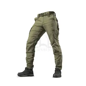 Summer Lightweight Trousers Men&#39;s Loose Tactical Pants Outdoor Hiking Nylon Quick Dry Cargo Pants Fabric Casual Light Canvas