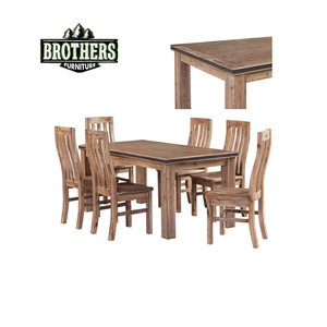 Marca ATLAS, mesa de comedor de madera maciza, muebles de comedor, madera de roble/Pino/ACACIA, precio competitivo - Product Image 1