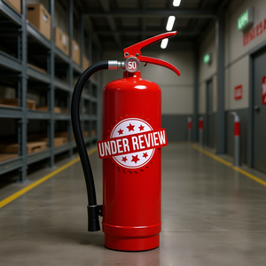 Extincteur à poudre sur roues de haute qualité 50 kg, fabriqué en Italie, conforme à la norme C-UNI EN 1866-1 (classe III B) - Product Image 3