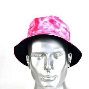 Wholesale Custom Personalised Youth Premium Solid Cotton Tie Dye Streetwear <b>Bucket</b> <b>Hat</b> Fashion Reversible <b>Bucket</b> <b>Hat</b> - Product Image 1