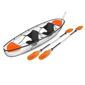 Kayak Recreativo con Fondo Transparente para Pesca, Paseos y Exploración Acuática, Diseño Cristalino - Product Image 1