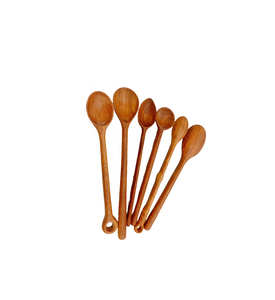 Utensilios de madera de acacia/utensilios de cocina de espátula de madera grande/cuchara de madera natural de 30cm de longitud para cocinar herramientas de restaurante en casa - Product Image 4