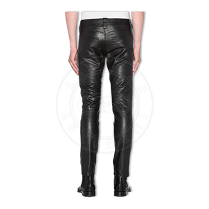 Highly Soft Sheep <b>Leather</b> Pants, OEM Luxury Comfort Fit <b>Trousers</b> - Product Image 2