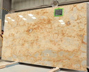 แผ่นหินแกรนิตทองคำแอฟริกันขัดพื้นผิวสำหรับวิลล่ารูปแบบหินขนาดใหญ่ดีไซน์ทันสมัย - Product Image 2