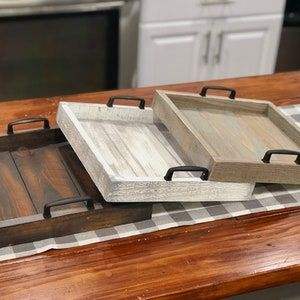 Bandeja de servicio de madera de acacia redonda SPECIAL FARMOUSE para cocina, hogar u Hotel, vajilla de estilo clásico para fiesta o ser de comida - Product Image 2