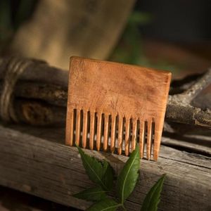 Peine de Madera Premium Personalizable con Dientes Suaves para un Peinado Suave y Cómodo, Desenreda el Cabello con Facilidad, Marca Personalizada - Product Image 4