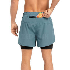 Meilleur prix Sportif Coton Gym Shorts Durable Facile À Porter Respirant Séchage Rapide Fitness Jogger Shorts Taille Moyenne Fermeture Élastique Solide - Product Image 4