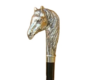 Bastón de caballo árabe para caminar, nuevo bastón con mango de fundición de latón para caminar, estilo lujoso - Product Image 1