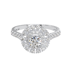 แหวนเพชร18K & ลูกบาศก์เซอร์โคเนียสำหรับผู้หญิง2023เครื่องประดับชั้นดีรูปทรงเรขาคณิตประดับมุกผลิตในเวียดนาม - Product Image 6