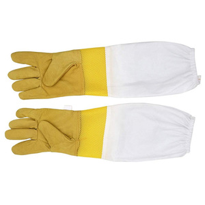 Mejor logotipo Precio al por mayor Guantes de apicultura 100% Guantes de protección de abejas de alta calidad en diferentes tamaños - Product Image 2