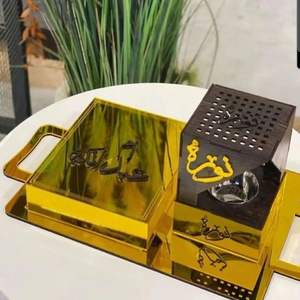 Quemador de Incienso de Madera de Mango con Diseño Religioso Único, Juego de Quemadores de Incienso Mubkhar Hechos a Mano para el Hogar - Product Image 4