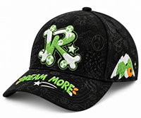 Casquette pour homme personnalisée à 6 panneaux en polyester brodé, style streetwear, casquette de baseball réglable, respirante, pour les sports de plein air, mode masculine