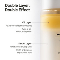 Sérum Huileux en Brume de Peptides de Collagène Hydrolysé, Hydratant Visage Personnalisé Effet Peau de Verre