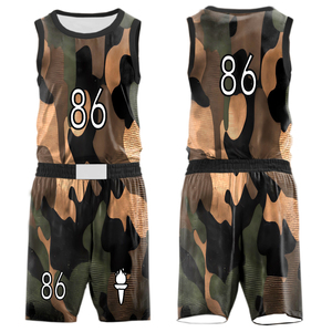 เสื้อบาสเก็ตบอลระบายอากาศได้ดีเสื้อกีฬาพิมพ์ลาย - Product Image 6