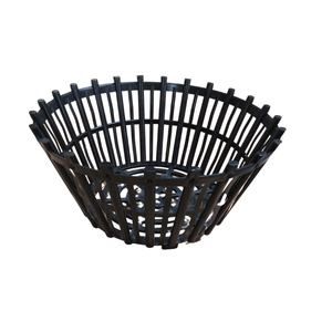 Pots à orchidées en plastique noir en gros, taille 250x165 avec logo personnalisé, utilisation en extérieur pour la maison et le jardin, modèle GL-A25 - Product Image 1