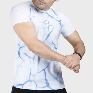 เสื้อยืดสำหรับผู้ชายแบบระเหิดระบายอากาศได้ดีพิมพ์โลโก้ได้ตามต้องการแบบ2025แห้งเร็ว - Product Image 3