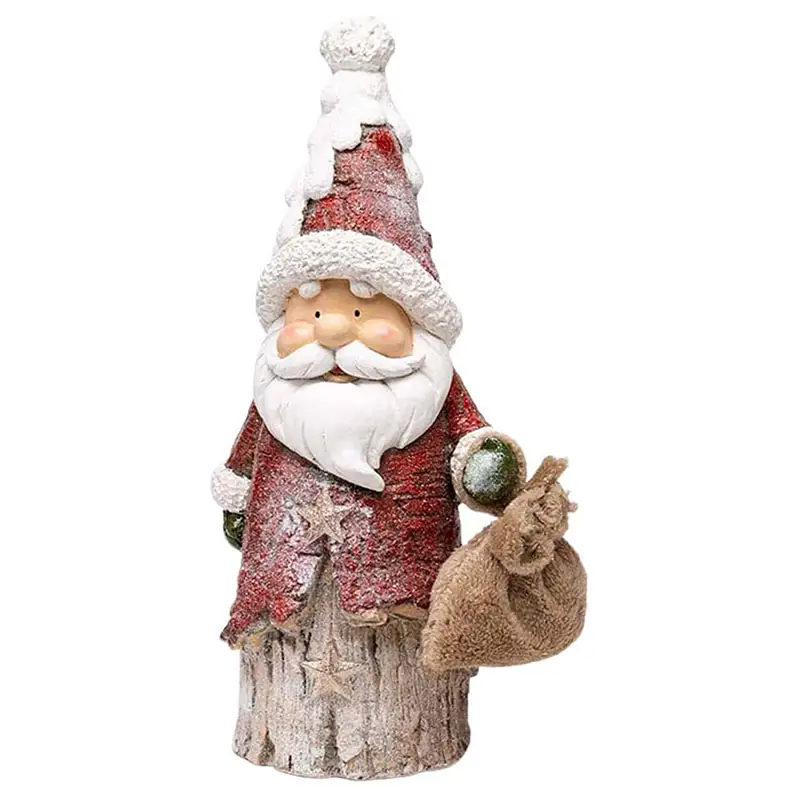Tượng Ông Già Noel Nhỏ Bằng Nhựa Cao 10CM Đồ Trang Trí Người Tuyết Tượng Người Tuyết Ông Già Noel Giáng Sinh