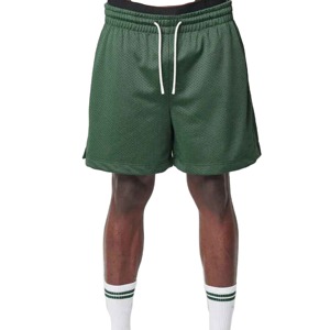 Shorts de sport en polyester de haute qualité pour hommes, shorts de basket-ball pour hommes, shorts en maille personnalisés, vente en gros - Product Image 1