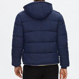 Fabricant d'équipement d'origine Vente en gros Grande rue Veste bulle Veste d'extérieur imperméable au vent chaude pour hommes avec logo à l'avant - Product Image 4