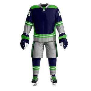 Uniforme de hockey sobre hielo juvenil superventas 5XL último diseño con ropa de precio de fábrica de tacto suave - Product Image 3