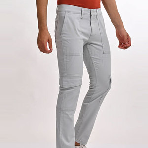Pantalones cargo de hombre ligeros de cintura alta informales con logotipo personalizado, hechos a medida con estilo único - Product Image 2